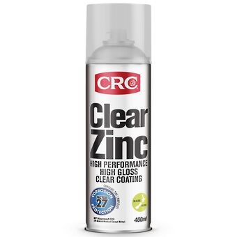 ZINC AEROSOL CLEAR 400ml CRC - SPECIAL PRICE image 0